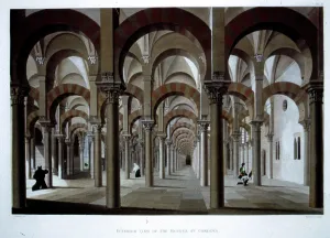 Columned: Mosque at Cordova, the Alhambra, Spain