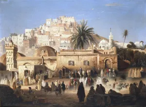 Edmond: Mosque of El Mecolla, Algiers'. The mosque ciewed