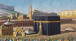 Mecca: Mosque at Mecca, Crowd