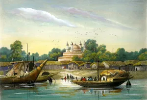 Sabatier: Mosque Near Calcutta, India