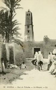 Biskra: The Mosque at the Oasis of Filliache. Biskra
