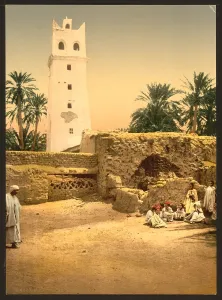 Biskra: Mosque in the old town, Biskra, Algeria