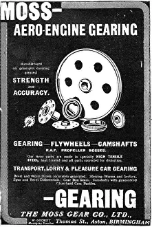 Gearing: Moss Aero Engine Gearing - Aston Birmingham