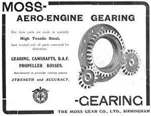 Gearing: Moss Aero Engine Gearing - Aston Birmingham