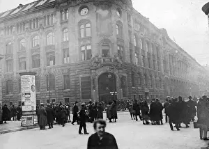 Berliner: The Mossehaus during the January revolt, 1919