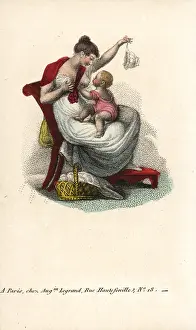 Legrand: Mother breastfeeding her child on her lap