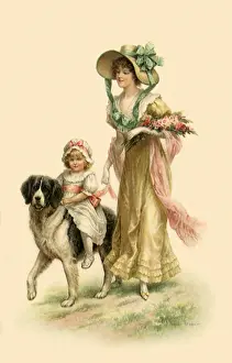 Childs: Mother, Child, and Dog