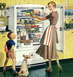 Fridge: Mother, Child and Fridge