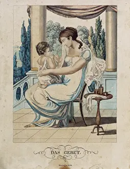 Riedel: Mother and child in prayer