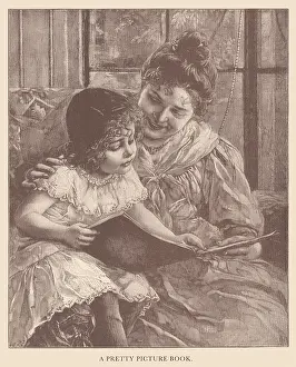 Reproduced: Mother and Child Reading