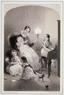 C1860: MOTHER & CHILDREN C1860