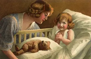 Crib: Mother, Daughter, Teddy