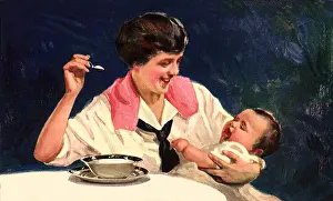 Feeds: Mother Feeds Baby