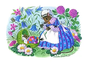 Gooseberry: Mother Mouse and Baby Mouse in Cradle