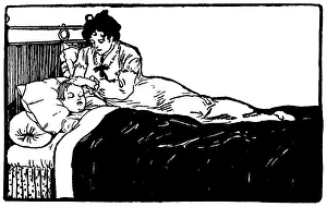 Insomnia: Mother and sleeping child