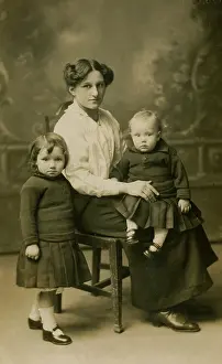 Mummy: Mother and two small children