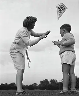 Tony Boxallfrps: Mother and son flying their kite