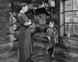 Distrust: Mother telling off daughter