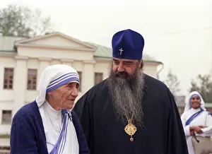 Teresa: Mother Teresa in Danilov Monastery, 1987