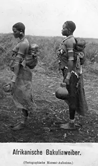 Backs: Mothers with babies from the Bakulia tribe, 1908