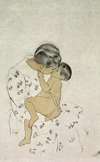 Cassatt: Mother's Kiss, by Cassatt