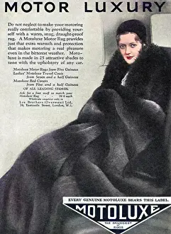Snug: Motoluxe motor rug advertisement