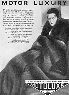 Snug: Motoluxe motor rug advertisement