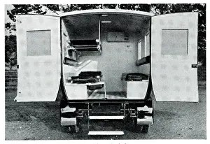Ambulance: Motor ambulance interior