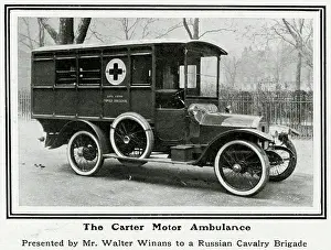 Carters: A motor ambulance supplied by Carter's, New Cavendish Street