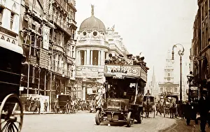 Motor bus on The Strand, London