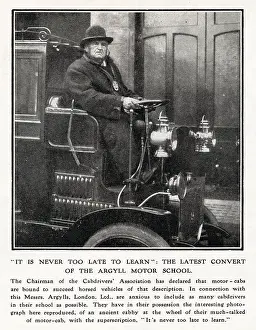 Cabby: Motor cabs are bound to succeed horsed vehicles 1907