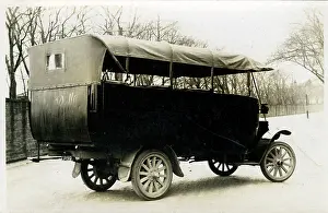 Charabanc: Motor-coach - Charabanc on Birdcage Lane, Skircoat, Yorkshir