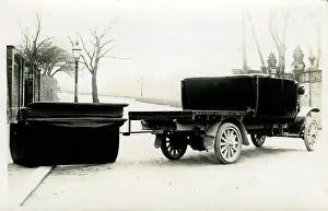 Charabanc: Motor-coach - Charabanc on Birdcage Lane, Skircoat, Yorkshir