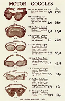Roofless: Motor goggles 1923