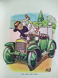 Russell Butcher Collection: The Motor Picture Book, And Away She Goes!