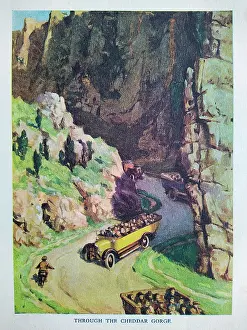 Charabanc: The Motor Picture Book, Through the Cheddar Gorge