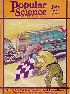 Chequered: MOTOR RACE/POP SCI/1927