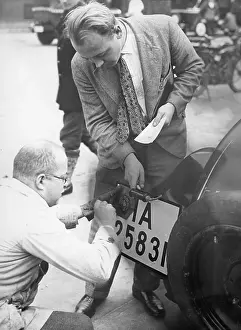 License: Motor vehicle registration, 1930