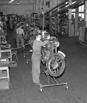 Jawa: Motorcycle - JAWA - assembly line