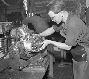 Rublic: Motorcycle - JAWA - engine - assembly line