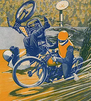 Thrilling: Motorcycle racing