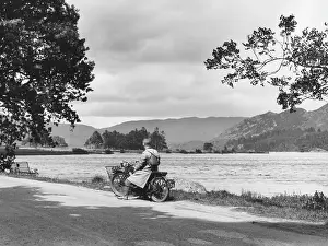 Ullswater: MOTORCYCLE AT ULLSWATER