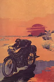 Motorbikes: Motorcycling in Desert