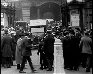 Motorised: Motorised Ambulances Drive Out Of Charing Cross
