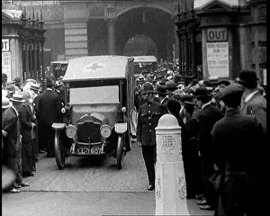 Motorised: Motorised Ambulances Drive Out Of Charing Cross