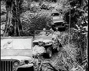 Motorised: Motorised Troops Driving Through the Jungle