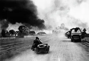 Gaining: Motorized column of the Wehrmacht on the Eastern Front, 1941