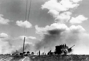 Recognized: Motorized column of the Wehrmacht on the Eastern Front, 1941