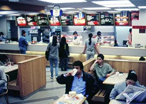 Whopper: Motorway service station, Burger King