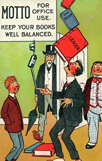 Accounting: Motto - for Office use - Keep your books well balanced